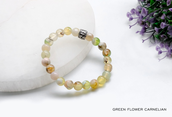 GREEN FLOWER CARNELIAN
